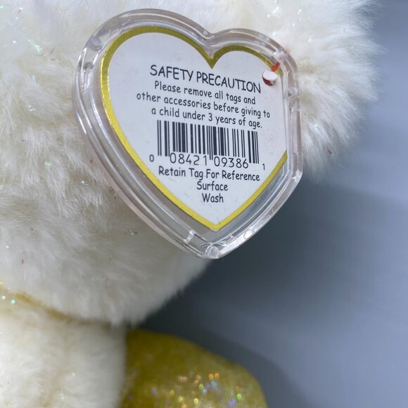 Ty Original Beanie Buddies 2000 Halo II Angel Bear - Picture 8 of 10